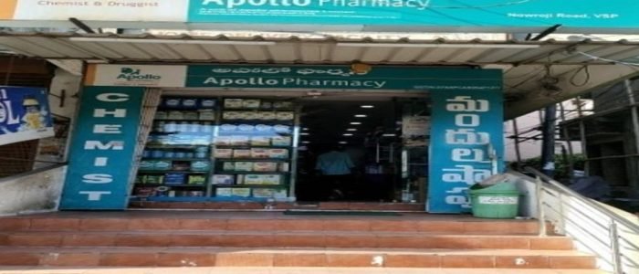 apollo pharmacy nowroji road vizag